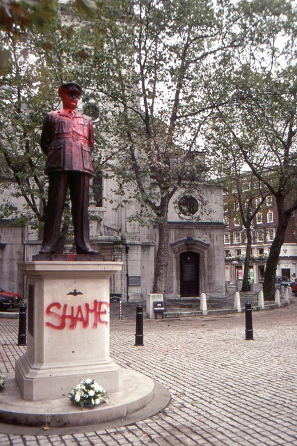 "Bomber" Harris monument, 1992