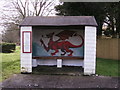 Dragon in the bus shelter