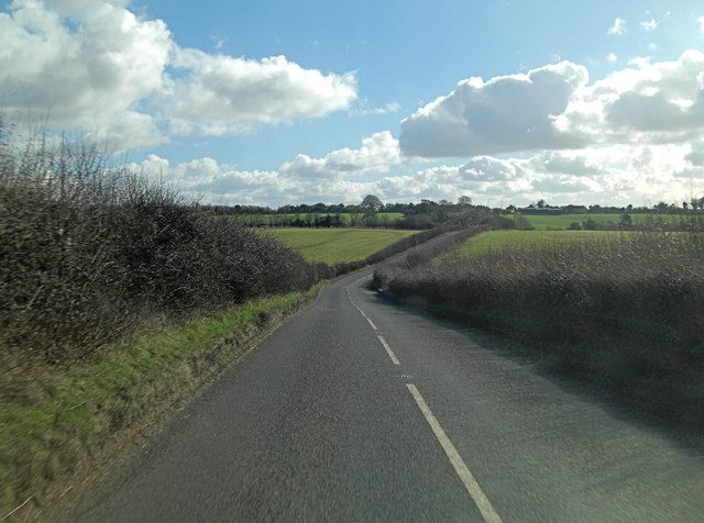 A3057 south of Steepleton Hill Farm © Stuart Logan :: Geograph Britain ...