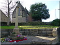 War memorial and parish church, Harden