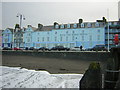 Aberystwyth North Beach and the Belle Vue Royal Hotel