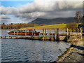 NY2622 : Derwent Water, Keswick Landing Stages by David Dixon