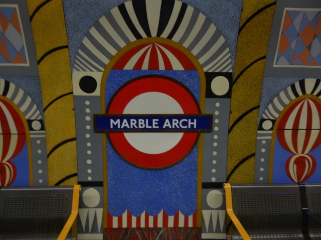 Sign, Marble Arch Underground Station