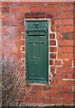 Disused Victorian post-box, Hertingfordbury Cowper Primary School, Birch Green