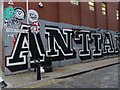 Mural and street sign, Ebor Street E1