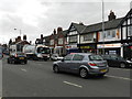 Suburban shops on Buxton Road (A6), Stockport