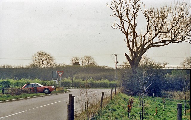 Site of Croxall station, 1989