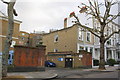 Beatrice Place entrance and houses on Marloes Road