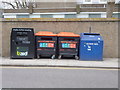 Recycle and knife bins, Golborne Road W10