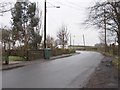 Back Lane - viewed from Leaside Drive