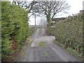 Cliffe Lane - looking towards Sapgate Lane