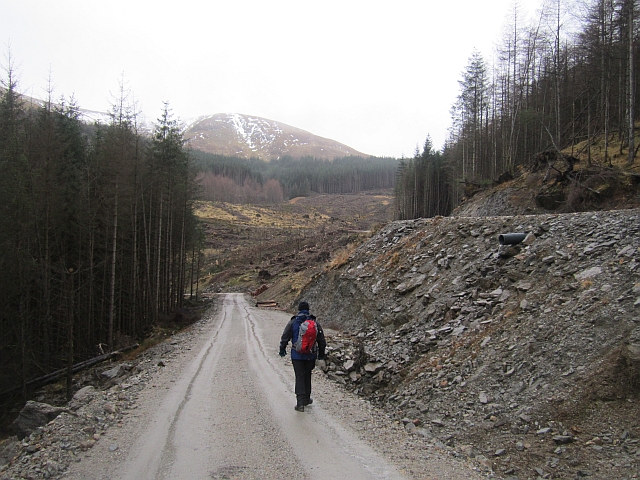 New forest road, Coire Fhiodhan