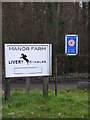 TM4161 : Manor Farm Livery Stables sign by Geographer