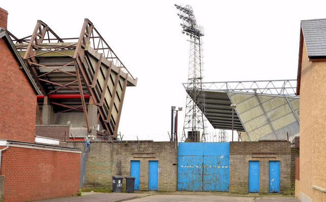 The North and West Stands, Windsor Park, Belfast (2013-1)