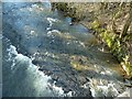 Afon Rhiw - looking upstream from Newmills Bridge