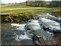 Ford across the Rhiw near Llanllugan