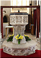 St Ethelbert, Hessett - Font