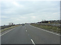 A43 approaches roundabout junction with Broad Lane