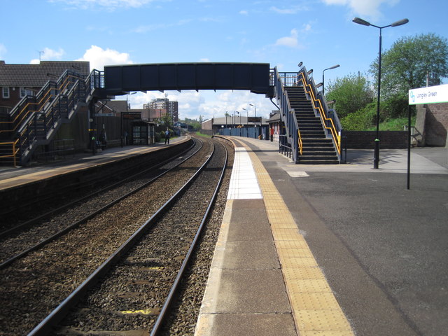 Langley Green railway station © Nigel Thompson :: Geograph Britain and ...