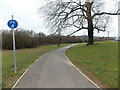 Footpath and cycleway from Darwin Drive to the canal, Newport