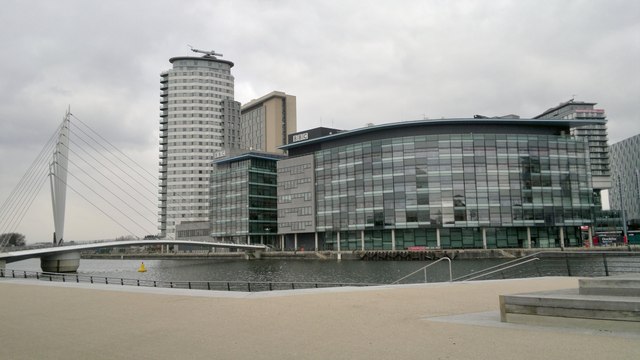 Media City UK from Imperial War Museum North