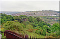 Northward in Ebbw Valley at site of Crumlin Viaduct, 1990