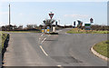 Junction of Longland Lane with A614