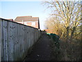 Path behind Hollybank, Droylsden