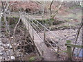 NY6752 : Footbridge over Knar Burn by Les Hull
