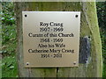 Holy Trinity, Ventnor: memorial (a)