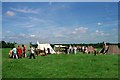 SJ4058 : Mock Medieval Village at Poulton Open Weekend by Jeff Buck