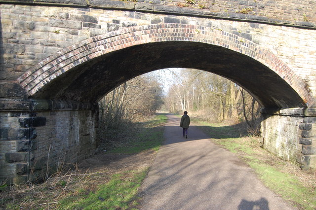 Bridge over the Middlewood Way at Bollington