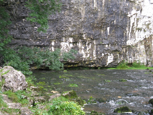 Malham Beck flowing from Malham Cove
