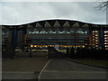 The new entrance and grandstand at Ascot Racecourse