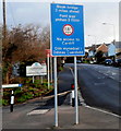 Warning of a weak bridge 2 miles ahead, Llandough