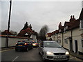 Waiting to cross the bridge at Thames Street, Sonning