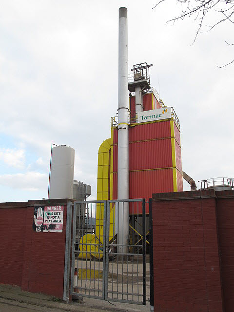 Tarmac plant, Riverside Wharf, Charlton