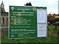 Holy Trinity Church, Seer Green, Noticeboard