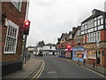 High Street Twyford at the crossroads with the A321