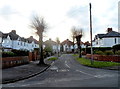 NE end of Coleridge Avenue, Penarth