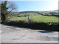 Farmland east of the Coyles Hill road