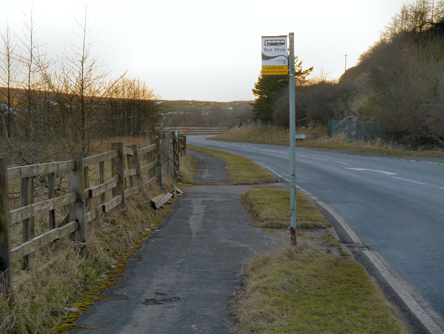 Bus Stop on Bacup Road