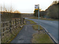 SD8528 : Bus Stop on Bacup Road by David Dixon