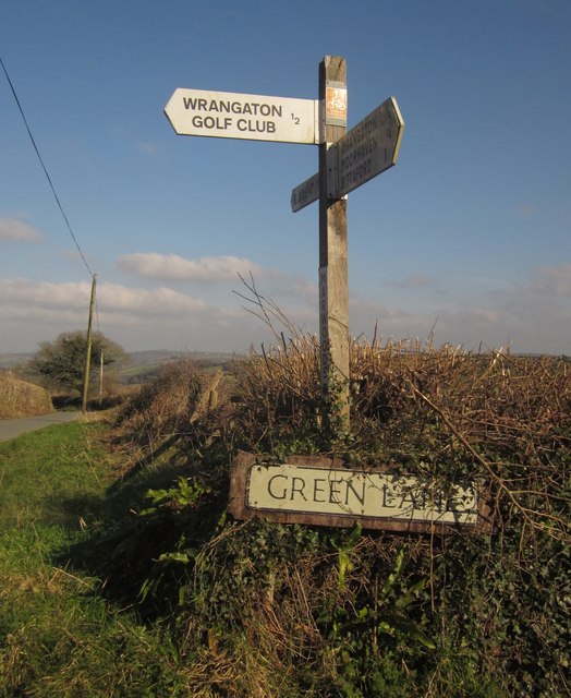 Signpost at Marwood's Cross