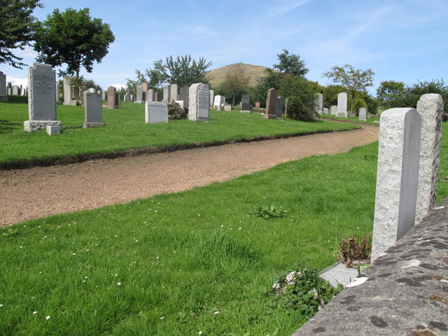 Cemetery View Towards Largo Law