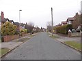 Sandhill Crescent - looking towards Sandhill Drive