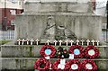 Ardwick Green War Memorial lower detail on N side