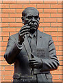 Dr Ambedkar statue (detail) at the Buddha Vihara, Wolverhampton