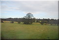 Fields by the railway line