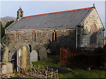 SH5935 : Eglwys Llanfihangel-y-traethau by Arthur C Harris
